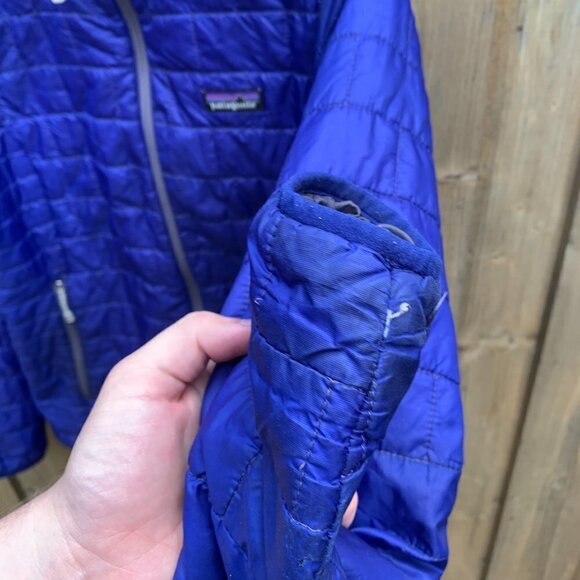 Patagonia Nano Puff Jacket Blue Large - Picture 7 of 7